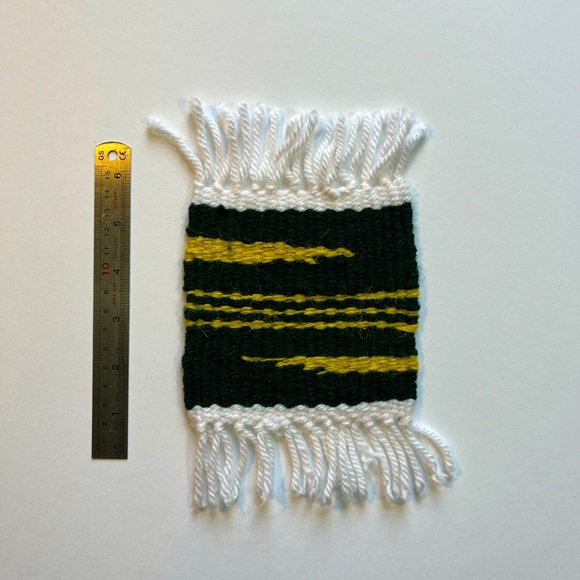 Carpet coasters, handwoven, set of 4 - Picture 2 of 2